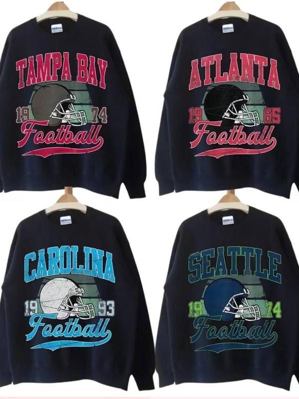 Vintage All Teams Football Unisex Shirt, Sport All Teams Shirt,  Vintage Football Shirt, Hometown Teams Shirt, Football Retro Tshirt, Gildan 5000 Unis