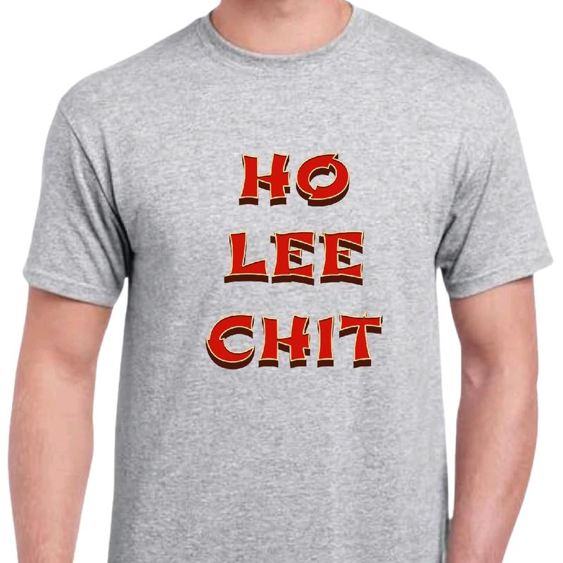 shirt meme funny Ho, Lee, Chit T- Menswear Top Cotton Tshirt tiktok shop