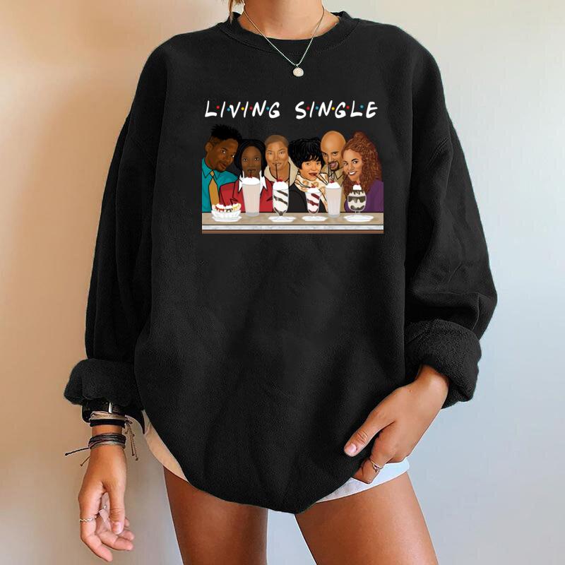 Vintage Living Single Shirt, Living Single Sweatshirt, Music Tee Shirt, Living Single Tee Shirt, Gift For Fan