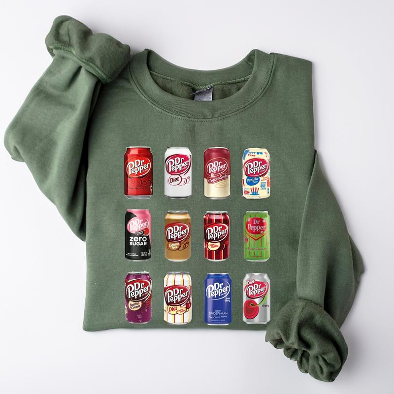 Trendy Dr. Pepper Sweatshirt - Perfect Gift for Soda Lovers