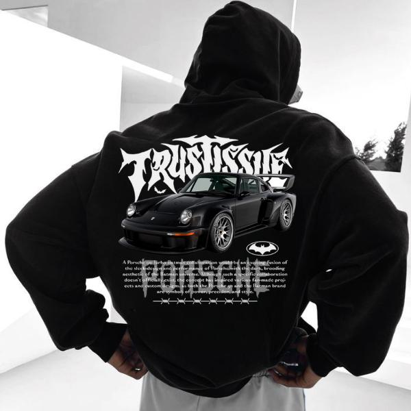Classsic Porsche x Batmann Hoodie, Unisex, Menswear, Street Racing men Shirt, Car Hoodie, Boyfriend Gift