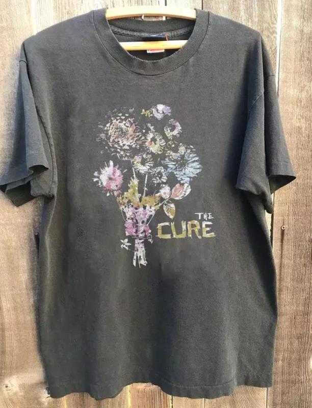 Vintage The Cure Band Classic T-shirt Cotton, The Cure Rock n roll clothing, the smiths rock band, Streetwear, Shortsleeve
