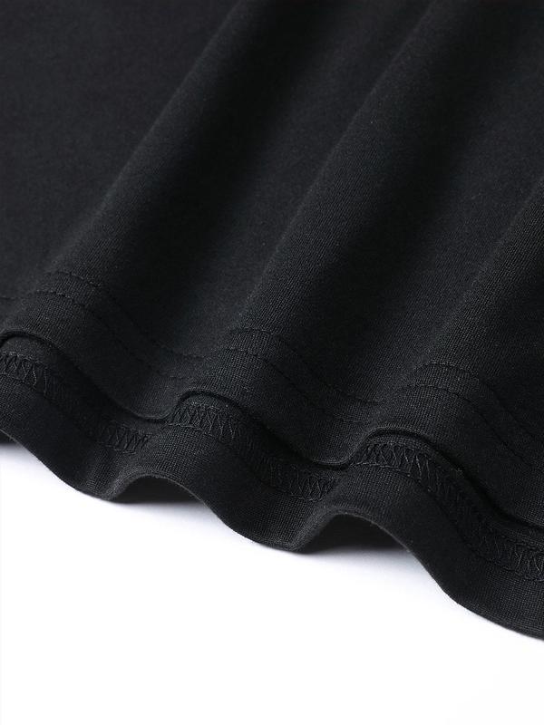 Men's Letter Print Round Neck Graphic Tee, Regular Fit Casual Crewneck Short Sleeve T-shirt, Men's T Shirts, T Shirts for Men,Â Streetwear Graphic Tees,Â Summer Graphic Tee for Men