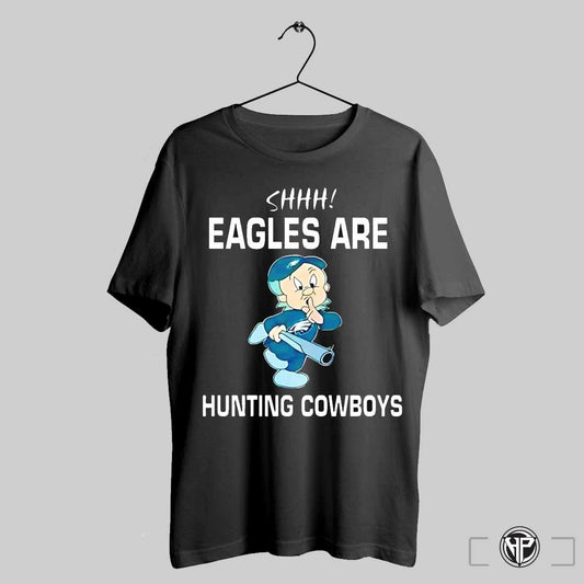 Shhh Eagles Are Hunting Cowboys Cartoon Shirt Trending Sweatshirt
