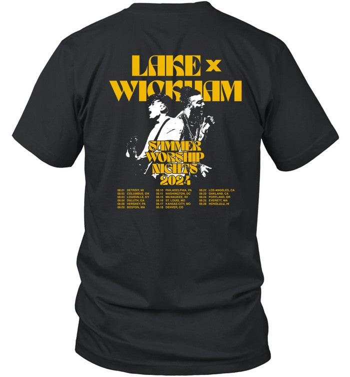Summer Worship Nights Lake X Wickham Tour 2024 Event Shirt