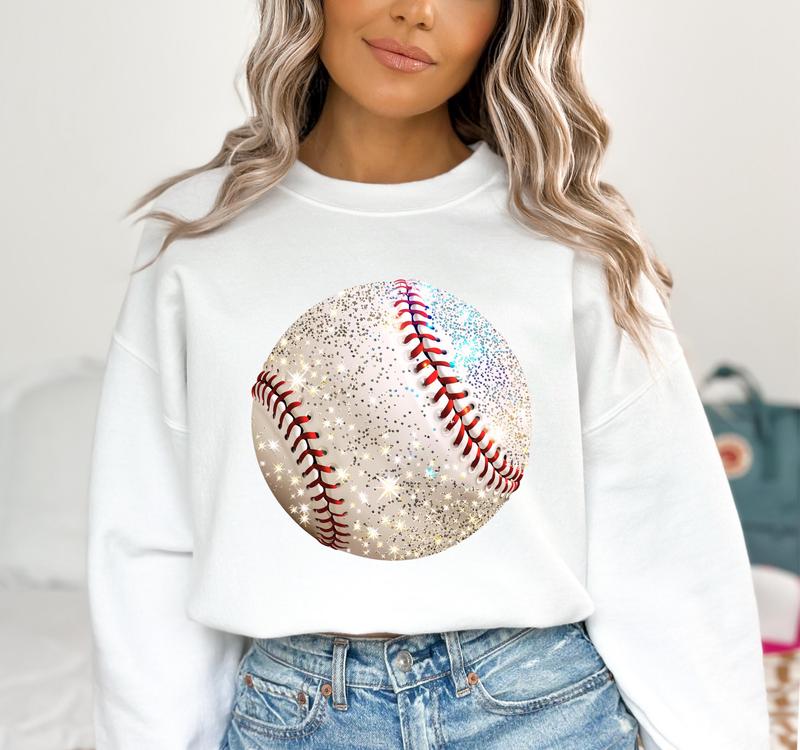 Baseball Graphic Printed Shirt, Baseball Game day Sweater, Baseball Mama, Baseball Girly, Baseball mom, Full Sizes, Full Colors, Cotton Round Neck Tee