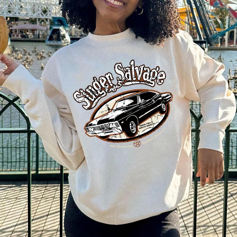 Vintage Supernatural Sinngger Salvaagge Shirt, Gift For Woman and Man Unisex T-Shirt Sweatshirt HoodieQuotes
