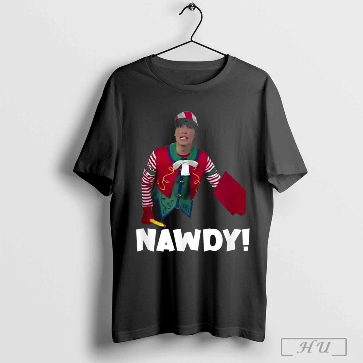 Tally The Elf Nawdy Innocent Christmas Holiday T Shirt