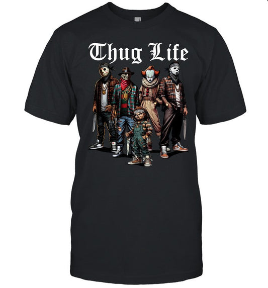 2024 Thug Life Horror Movie Shirt
