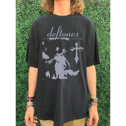 Deftones Inspired T Shirt, Deftones shirt, Deftones Graphic Tee, Deftones Tour Shirt, Deftones Band Shirt,Rock Band Shirt,Retro Deftones Tee Cotton To