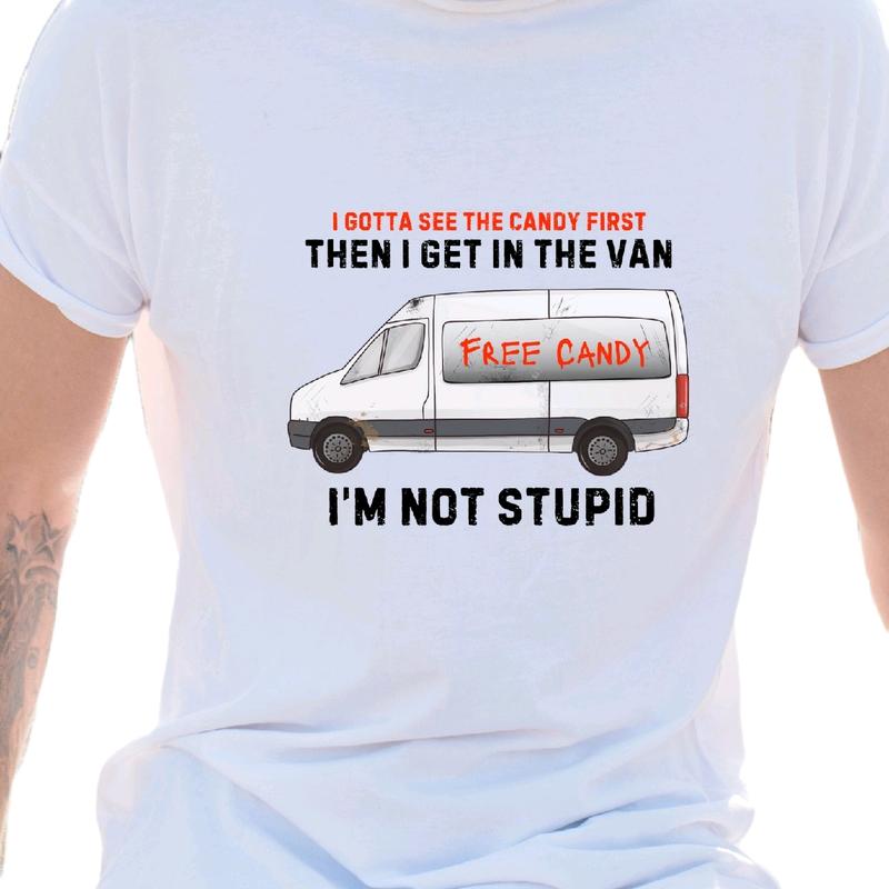 Free Candy Men's Casual T-Shirt for Soft and Comfortable Fabric Breathable Menswear Top, Crewneck funny meme