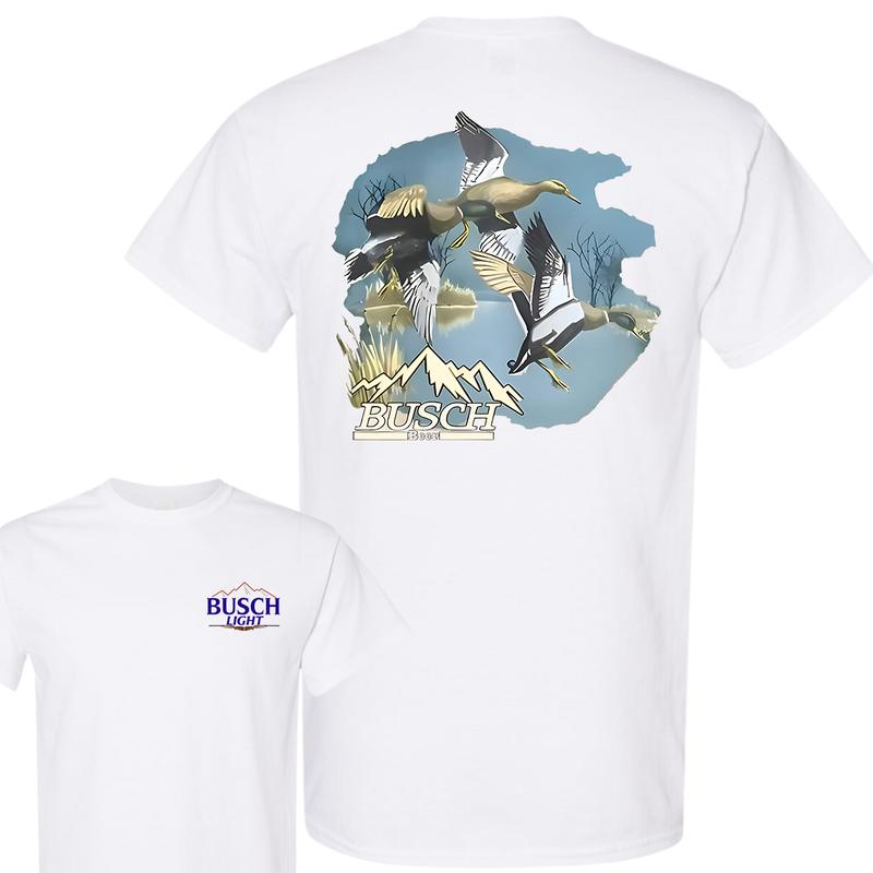 Busch Light Shirt, Duck Hunters Trendy T-Shirt, Unisex T-Shirt, Full Color T-Shirt, For Men, For Men