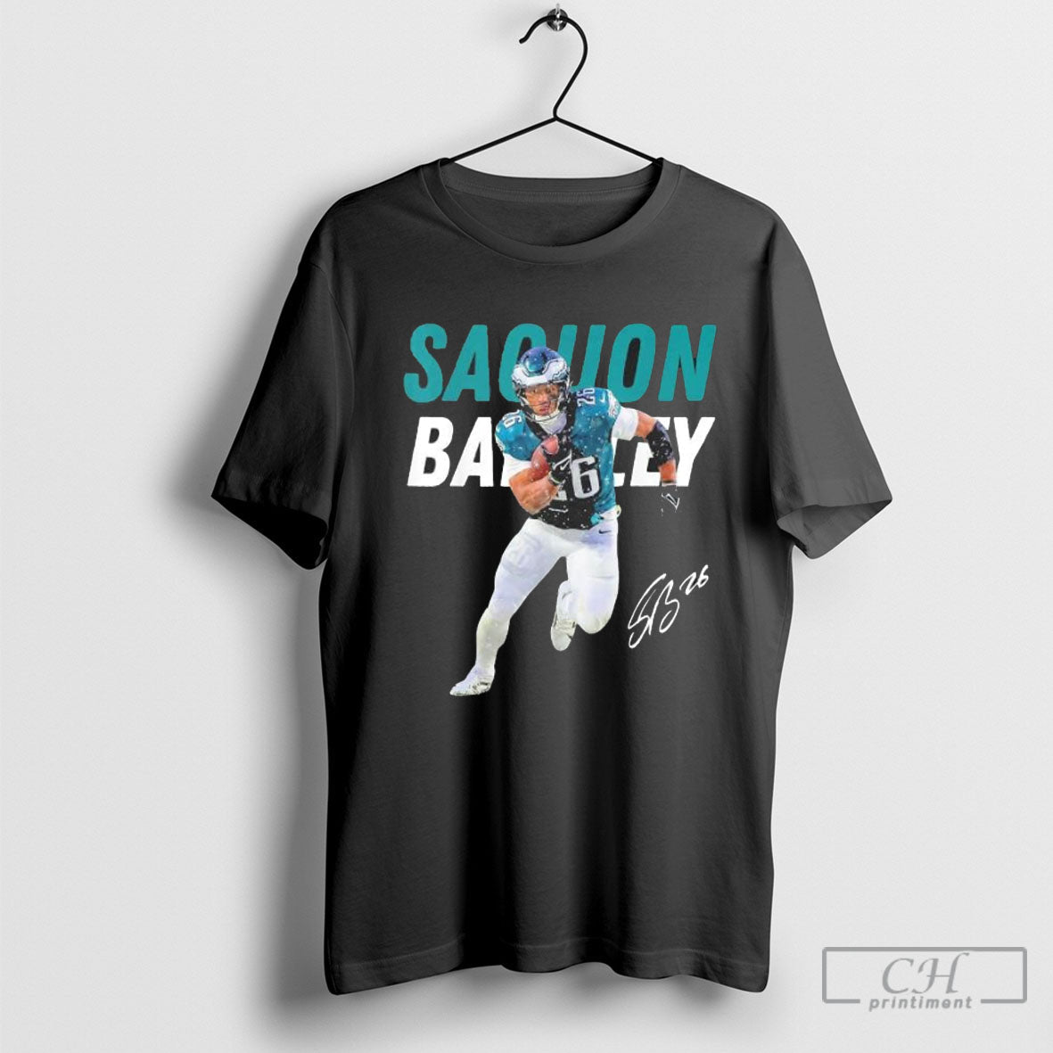 Saquon Eagles Vintage Barkley Philadelphia Eagles Signature 2025 T Shirt