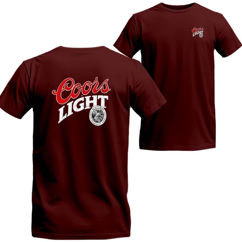 Coors Light Logo T-shirt, Wide Size Selection Gifts for Him, Unisex T-shirt For Men, For Women, Best choice