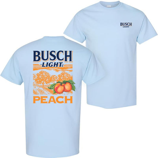Busch Light Peach Scenic 2 Sides T-shirt, Busch Light Unisex T-shirt Full Color For Men, For Women, Busch Light Beer Tshirt