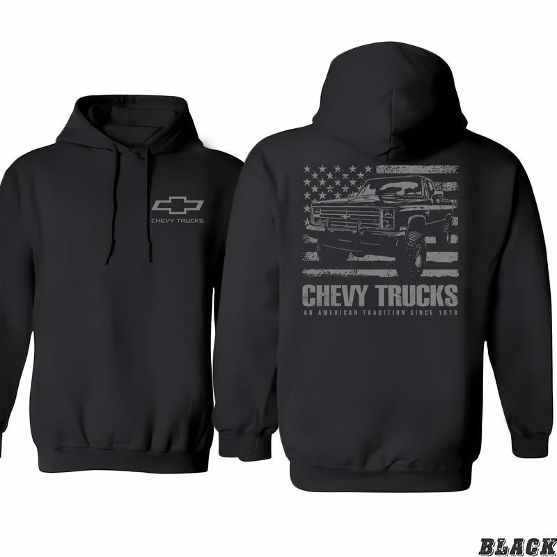 Chevrolet - American Tradition Hoodie, Shirt For Men And Women, Celebrity Style, Non-gender Specific, Classic Cotton, Unisex