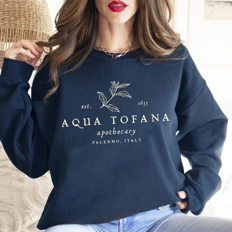 Vintage Aqua Tofana Apothecary Shirt, Poison The Patriarchy Shirt, Feminist Shirt, Women's Rights Shirt, Witchy Feminist Shirt