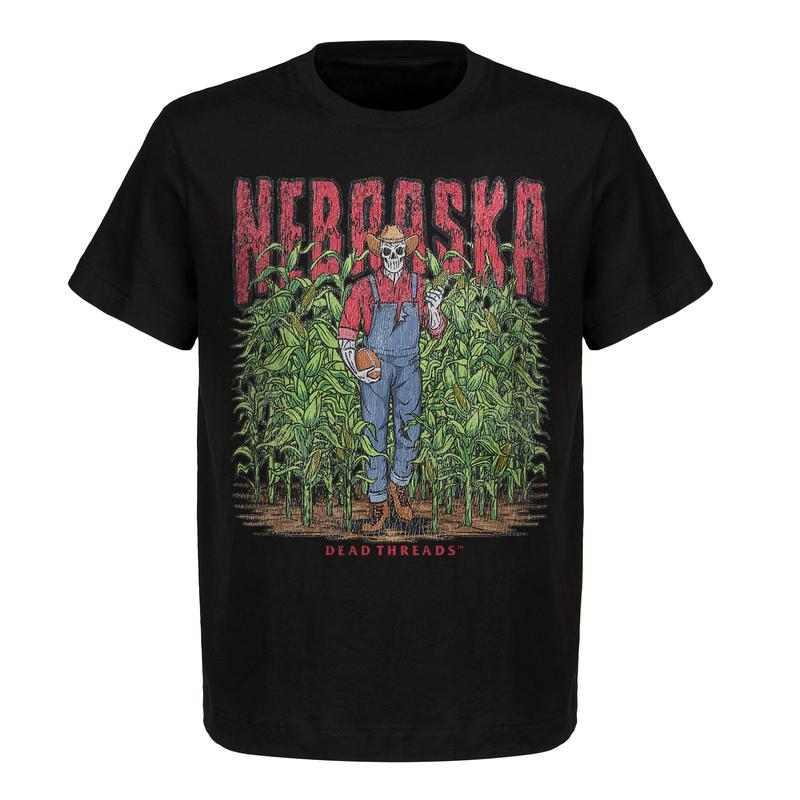 Limited Edition Nebraska Cornhuskers Football Graphic Tee | Unisex Heavy Cotton T-Shirt for True Fans