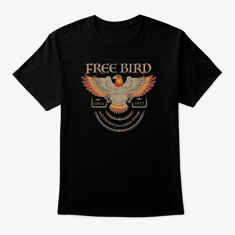 Free Bird Shirt, Comfort Colors Band TShirt, Old School Band T-shirt, Retro Music Shirt, Rock Band Tee, Oversized Trendy Shirts