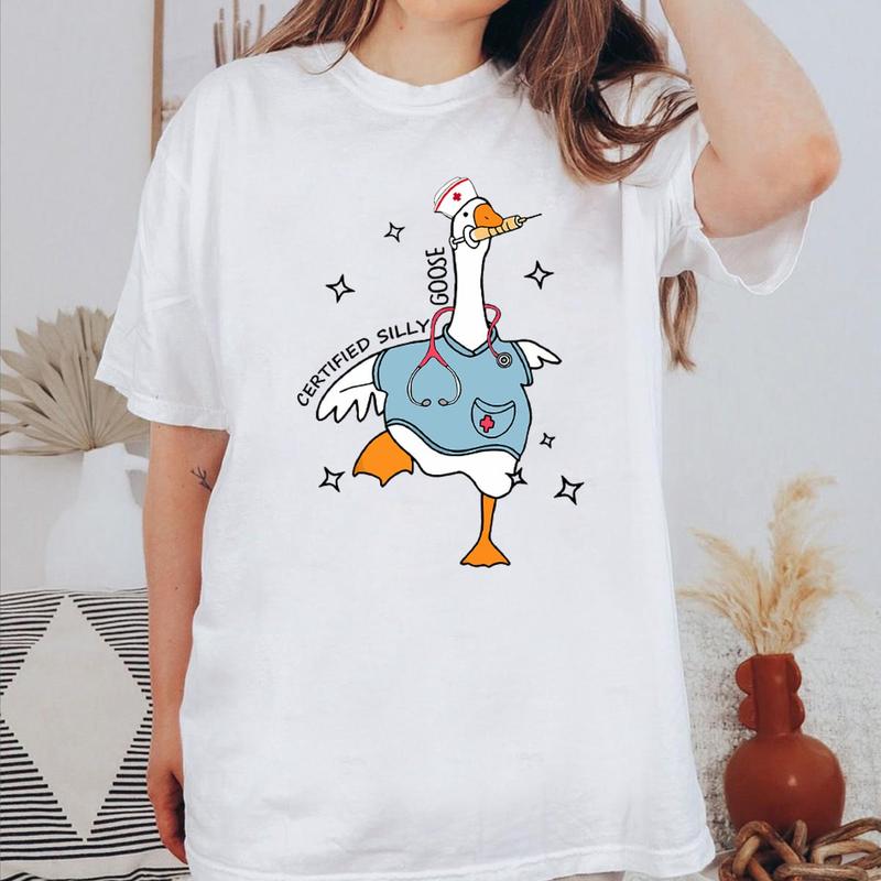 Certified Silly Goose Shirt, Nurse Silly Goose Sweatshirt, Nursing Certified Shirt, Gift For Nurse, Licensed Silly Goose, Nurse Appreciation Shirt, Fu