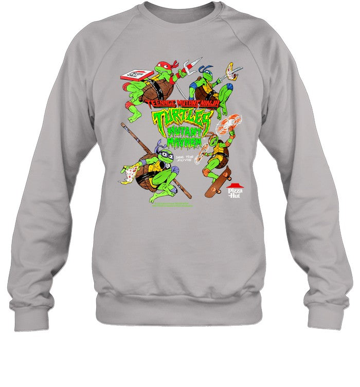Pizza Hut Teenage Mutant Ninja Turtles Mutant Mayhem See The Movie Crewneck Sweatshirt