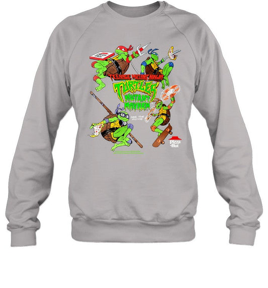 Pizza Hut Teenage Mutant Ninja Turtles Mutant Mayhem See The Movie Crewneck Sweatshirt