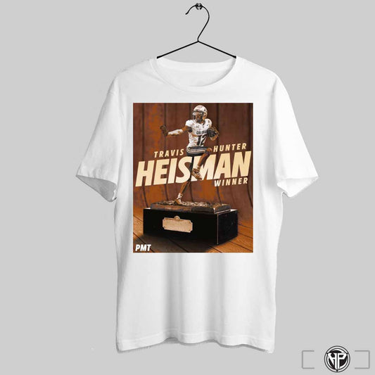 Poster Travis Hunter Heisman Winner 2024 Colorado Buffaloes Big 12 Pardon My Take T Shirt Trendy Sweatshirt