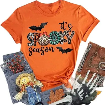 Spooky Season Orange Costume Funny Boo Themed Gifts For Halloween Fans