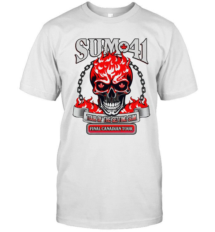 Shirt Sum 41 Tour of the Setting Sum Limited
