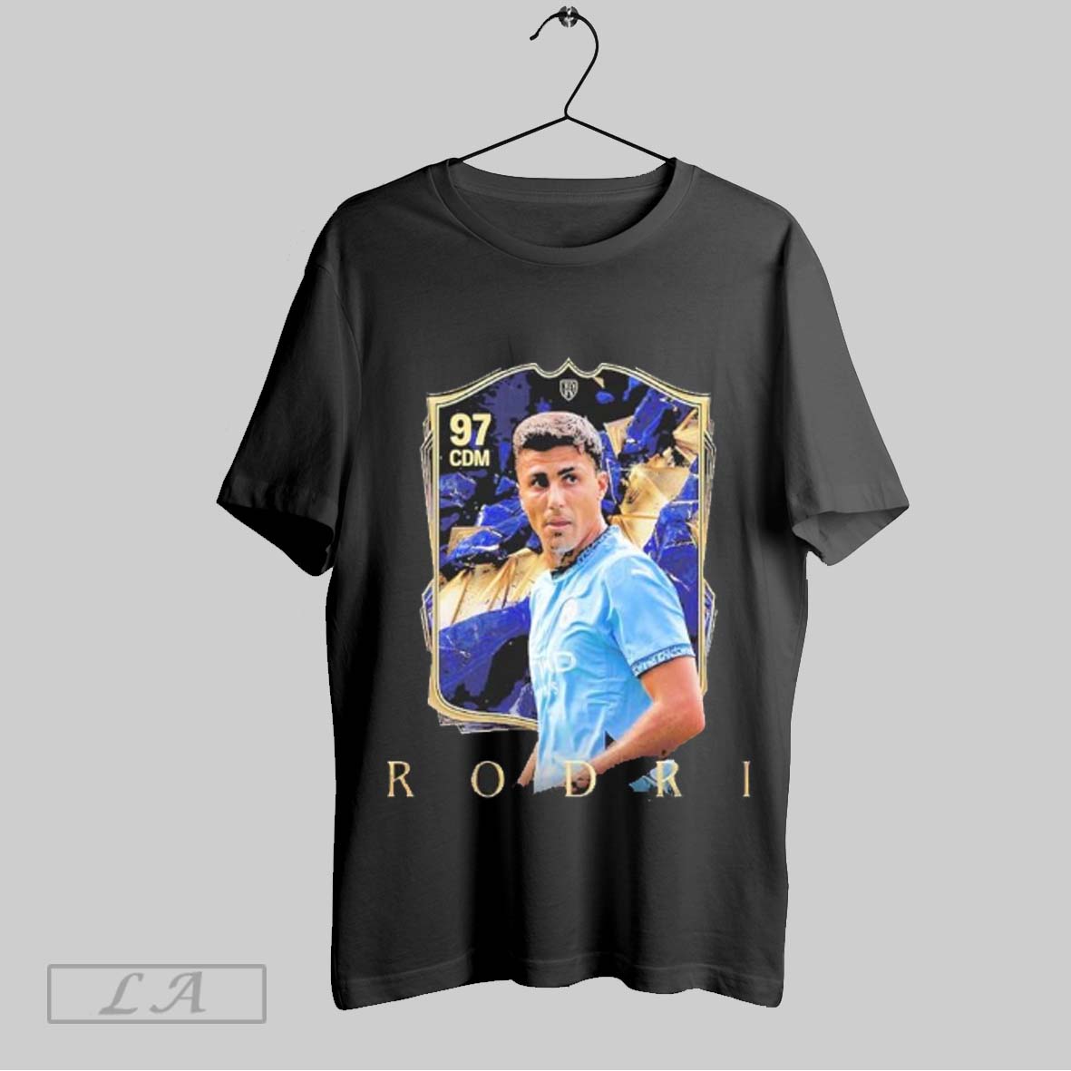 Rodri Manchester City Fc25 Team Of The Year Player Card Unisex T Shirt