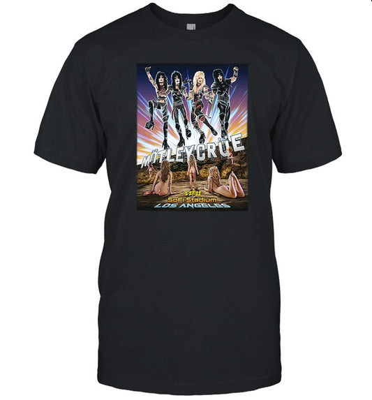 Motley Crue 2022 The Stadium Tour August 27th SoFi Stadium Los Angeles, CA T-Shirt