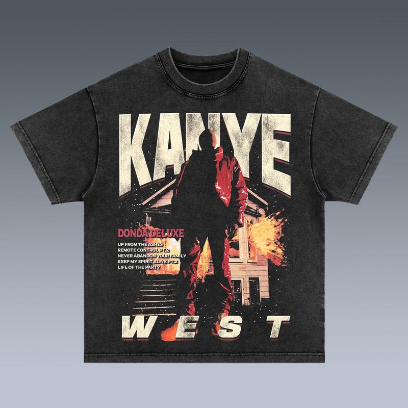 KANYE WEST - DONDA 2 SIDES Cotton Vintage Shirt To Match Sneaker Hiphop Clothing Rapper Merch Shirt, Hiphop Tour Concert 2024, Gift For Fan Y2K Aesthe