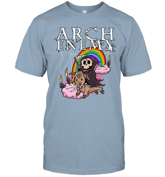 Arch Enemy Rainbow Reaper Blue Unisex T Shirt