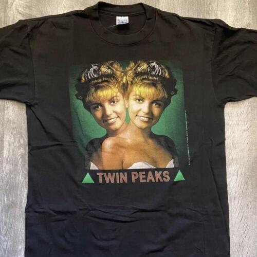 1990 Laura Palmer Twin Peaks basic black Unisex T shirt Cotton Menswear