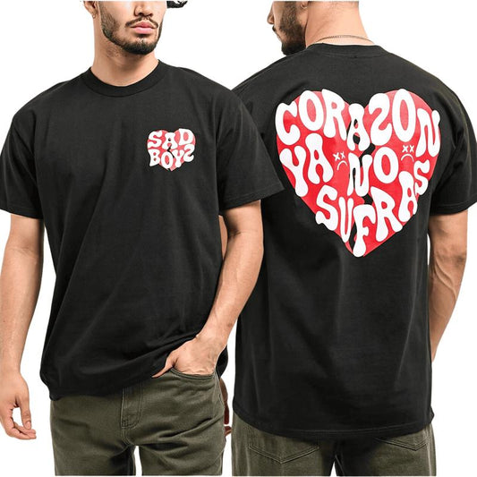 Junior H Graphic Shirt, Sad Boyz By Junior H Heart T-Shirt, Corridos Tumbados Shirt, Playeras Sad Boys Shirt, Sadboyz 4 Life Tee, Hip Hop Bootleg Merc