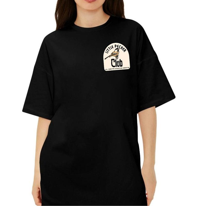 For Men T-shirt,2 side - Crewneck Gildan,Little Pecker club T-shirt, Unisex Classic Cotton