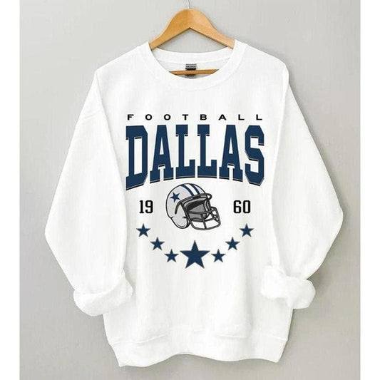 Dallas Football Shirt, 90s Vintage Dallas 1960 Football Sweatshirt, Cowboy T-Shirt, Dallas Sweatshirt, Football Game Day Tshirt, Dallas Team Unisex Sh