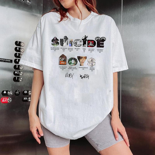 B Boys Band Shirt For Tour, Grey Tour Day Tee,  Cotton Shirt Outfit For Men Women