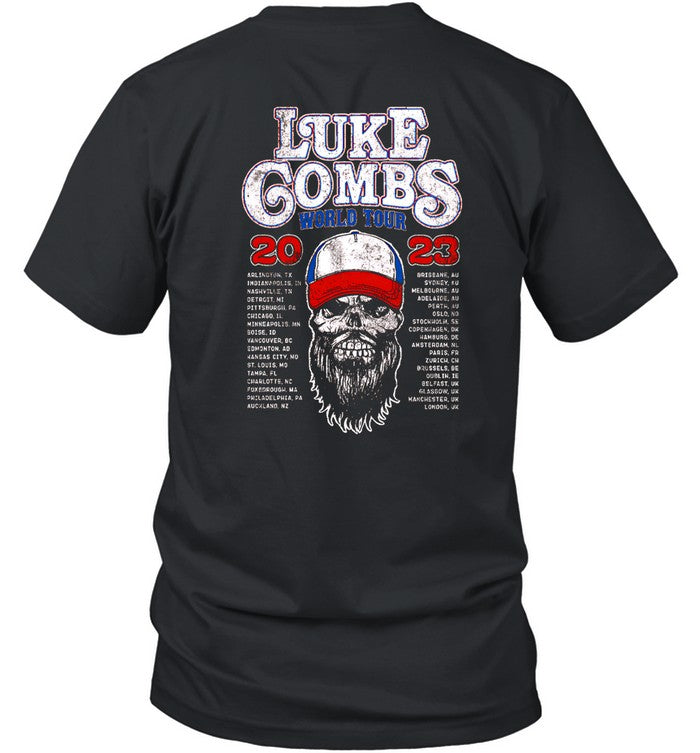 LUKE COMBS SKULLY WORLD TOUR TEE