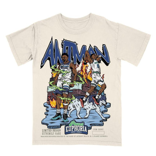 PE Anthony Edwards V2 Planet Euphoria Shirt, Vintage 90s Unisex Tee Various Sizes and Colors - Classic Sport Graphic Tees - Unisex T-shirt For Women And For Men - Football Fan Gifts