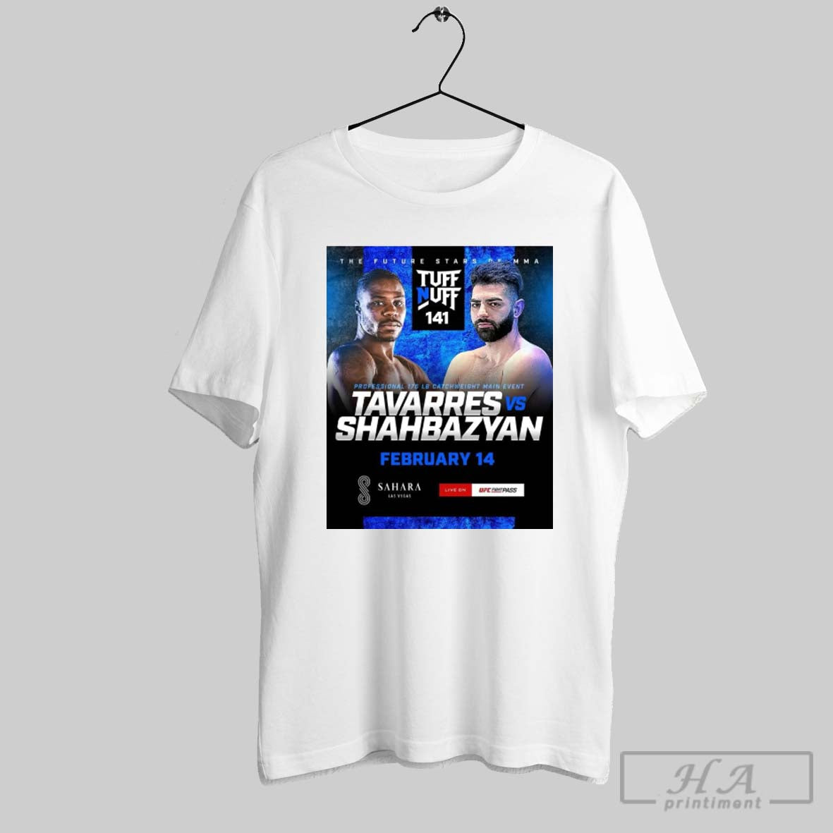 Professional 175 Lb Catchweight Main Event Tavarres Vs Shahbazyan February 14 2025 Poster T Shirt