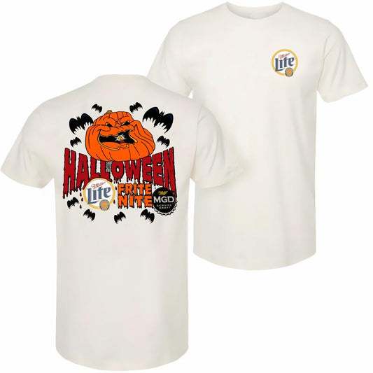 Miller Lite Beer Haloween T-shirt - 2 Side - Styles For Every Taste - Unisex Appeal - Every Size Available - Functional Fashion - Wide Color Selection