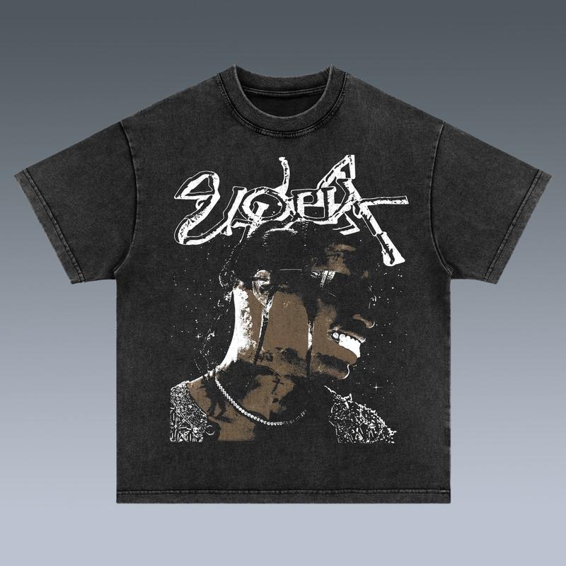 Vintage Tee, Travis Cactus, Rapper Unisex T-Shirt, Rodeo Cactus J.A.C.K Graphic Shirt, Rapper Bootleg Crewneck Shirt Cotton Unisex Shirt Rap Shirt Rap