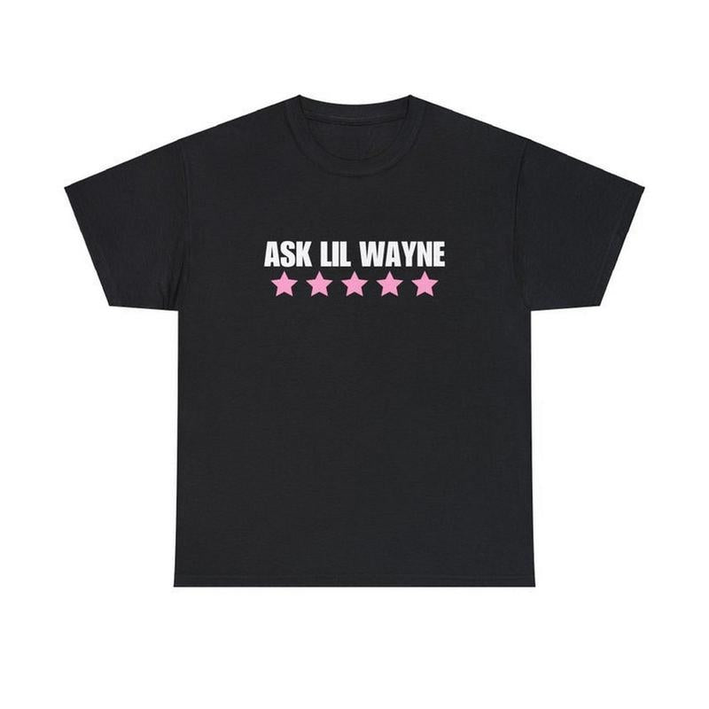 ASK LIL WAYNE T-shirt, Nicki world tour T-shirt, vintage Graphic Crewneck T-shirt, Rap Tour Tee