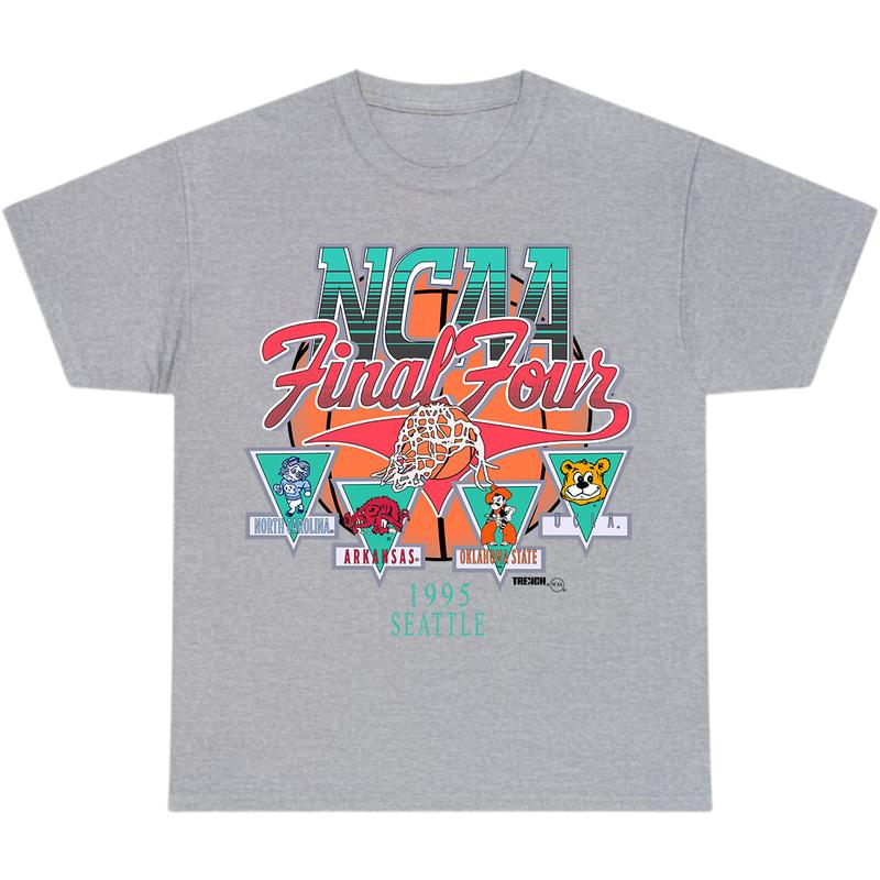 1995 Rare NCAA Final Four Official Game T-Shirt, Full Color T-Shirt, Unisex T-Shirt, For Men, For Women billabongshirts