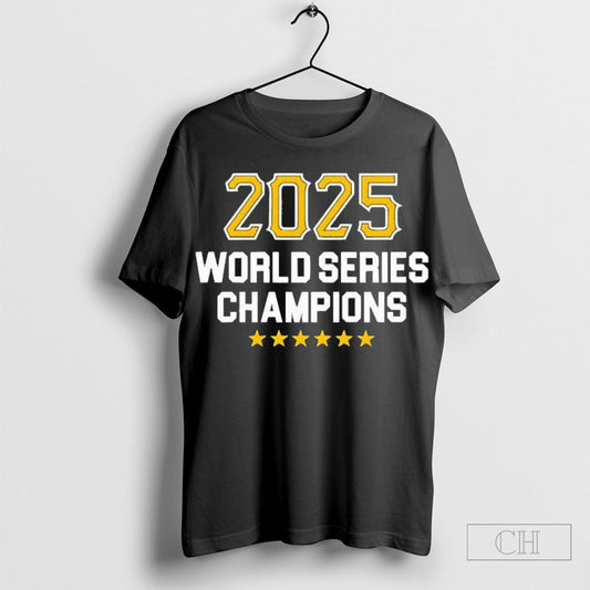 Six Stars 2025 World Series Champions Pittsburgh Steelers Shirt