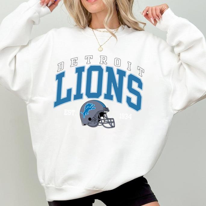 Detroit Football Sweatshirt, Detroit Football Fan Sweatshirt, Game Day Sweatshirt, Football Crewneck, Gift For Fan Fabric Loose Clothing Unisex