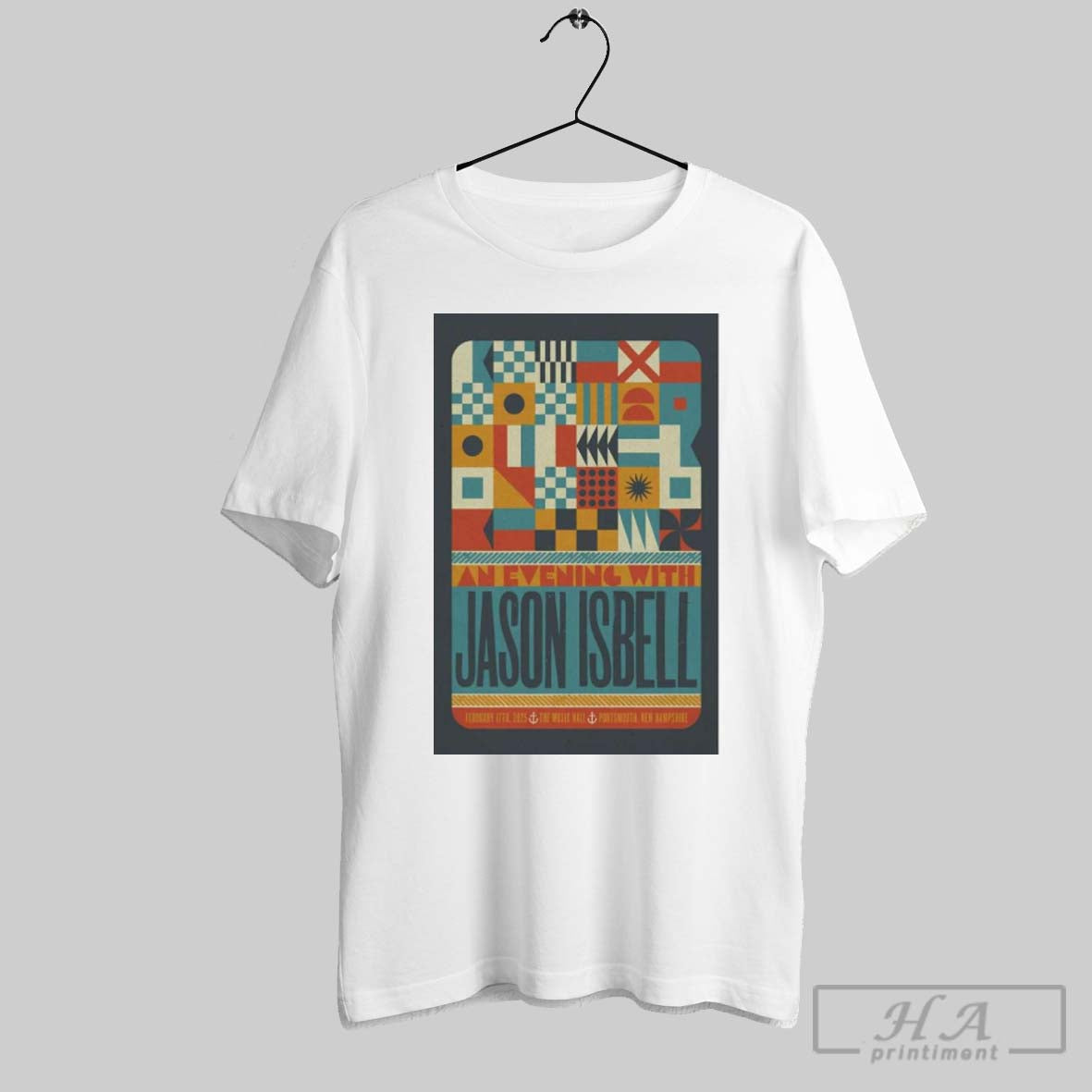 Poster Jason Isbell The Music Hall Portsmouth Nh Feb 17 2025 T Shirt
