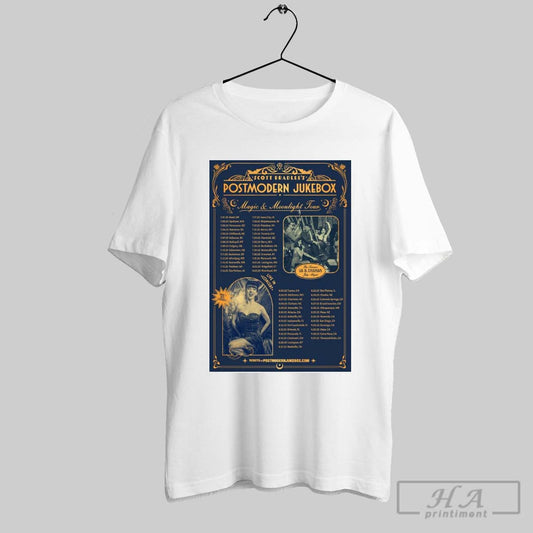 Poster Scott Bradlees Postmodern Jukebox Magic And Moonlight Tour This Summer Us Canada July August T Shirt