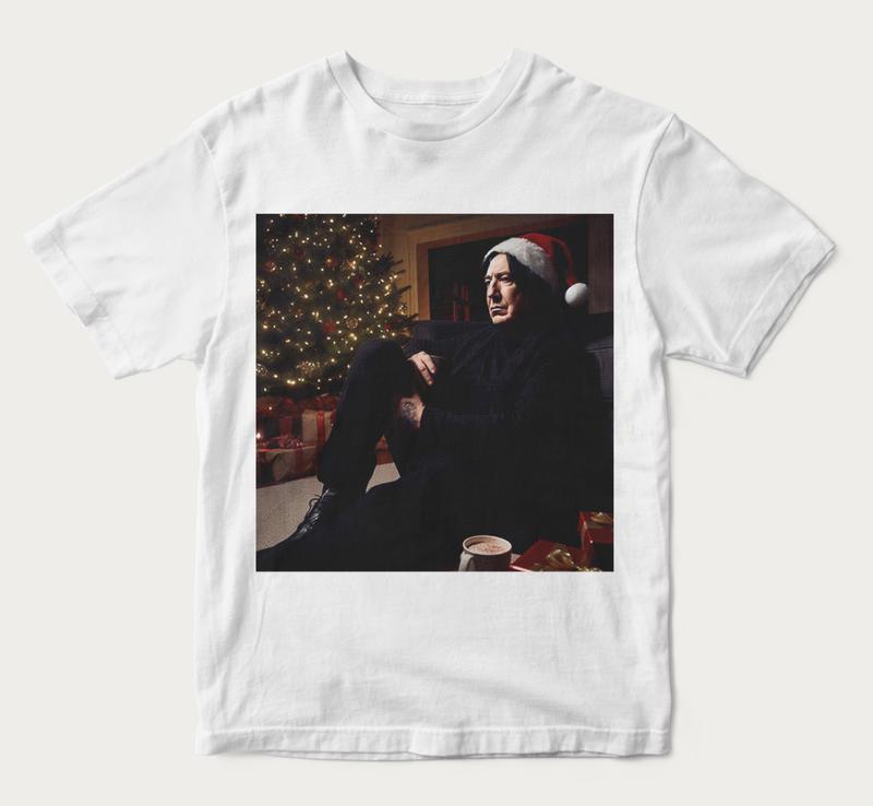 Severus Snape Home Alone Vintage T-Shirt, Funny Christmas Tee, HARRY POTTER Funny Tee, Movie Shirt, Unisex T-Shirt, Gift For Men Women